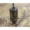 Брелок World of Tanks Bullet металл Брелок World of Tanks Bullet металл