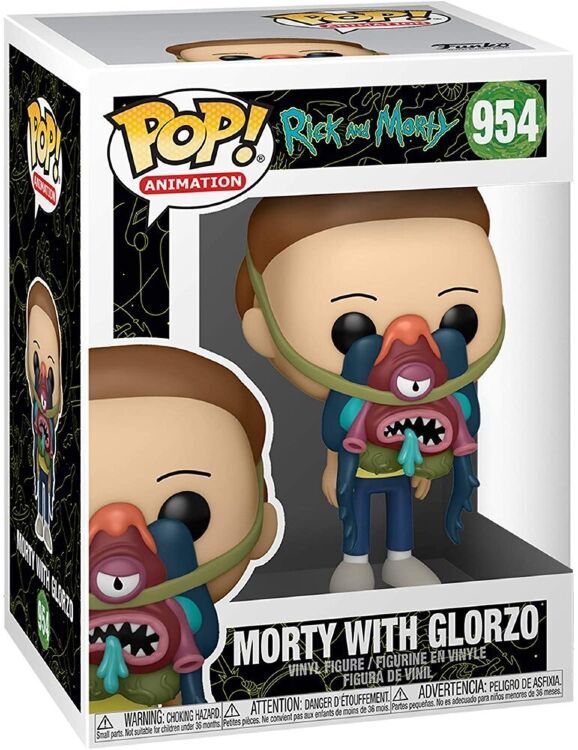 Фігурка Funko Vynl: Rick and Morty: Morty with Glorzo Рік і Морті фанко 954 Фігурка Funko Vynl: Rick and Morty: Morty with Glorzo Рік і Морті фанко 954