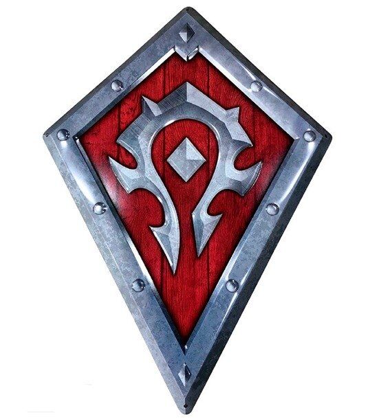 Табличка металлическая Blizzard World of Warcraft Horde Shield Варкрафт Орда 35x25 см Табличка металлическая Blizzard World of Warcraft Horde Shield Варкрафт Орда 35x25 см