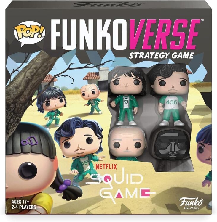 Настільна гра Funkoverse: Squid Game 100 4-Pack Фанко Гра в кальмара Настільна гра Funkoverse: Squid Game 100 4-Pack Фанко Гра в кальмара