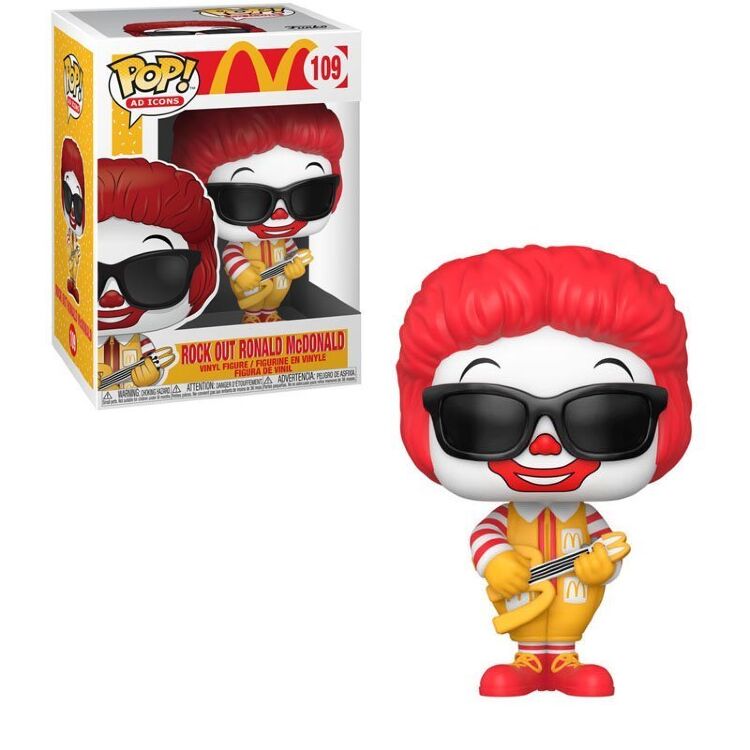 Фигурка Funko Pop Rock Out Ronald McDonalds Figure Фигурка Funko Pop Rock Out Ronald McDonalds Figure