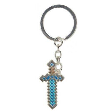 Брелок Minecraft Diamond Sword JINX Keychain Майнкрафт меч металл Брелок Minecraft Diamond Sword JINX Keychain Майнкрафт меч металл