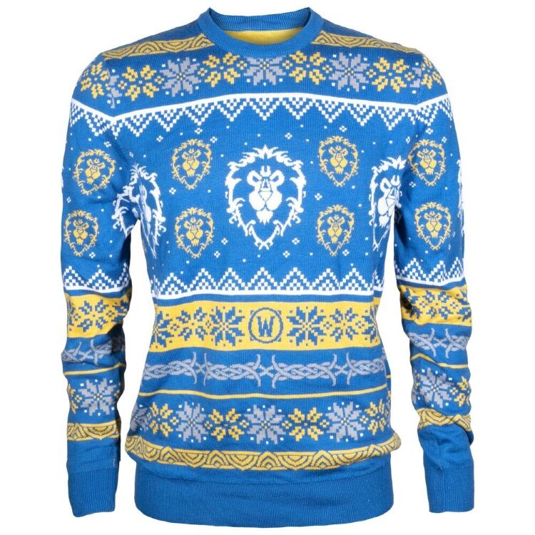 Светр World of Warcraft ALLIANCE Ugly Holiday Pullover Sweater (Варкрафт Альянс) L Светр World of Warcraft ALLIANCE Ugly Holiday Pullover Sweater (Варкрафт Альянс) L