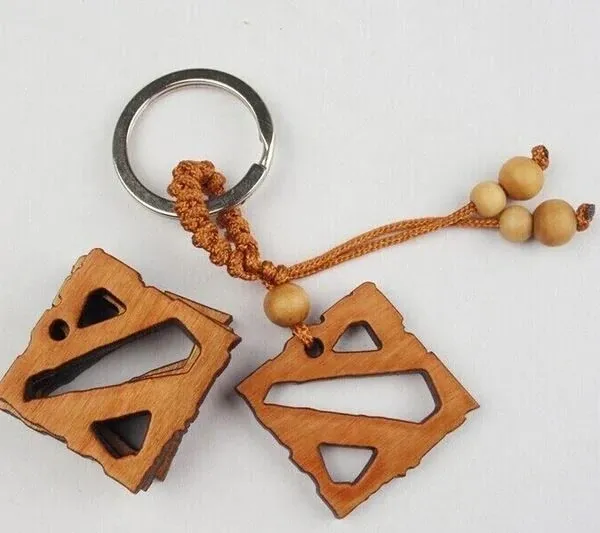 Брелок DOTA 2 Logo (дерево) Брелок DOTA 2 Logo (дерево)