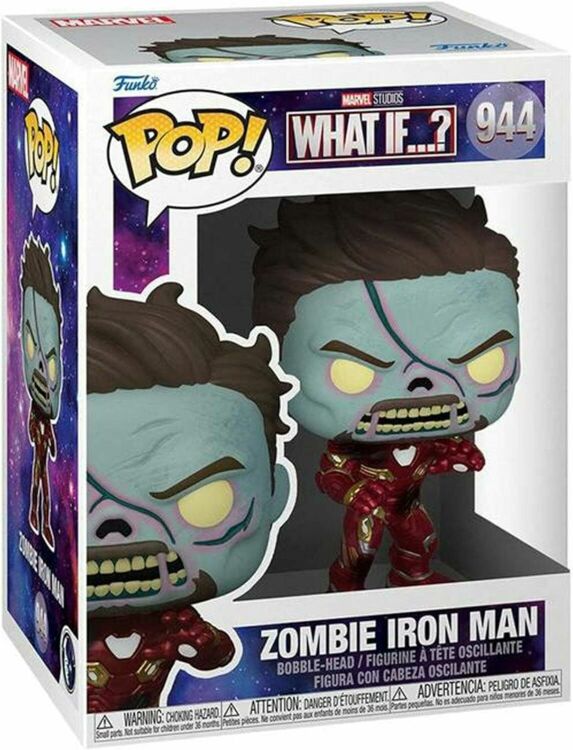 Фигурка Funko Pop Marvel What If Zombie Iron Man фанко Зомби Железный человек 944