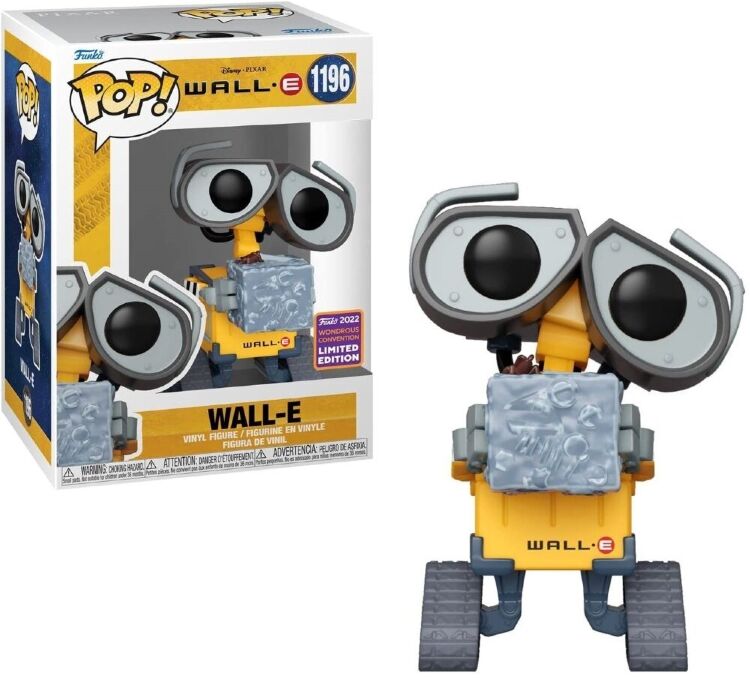 Фігурка Funko Pop Disney: Wall-E with Trash Cube фанко ВАЛІ (Funko 2022 Exclusive) 1196 Фігурка Funko Pop Disney: Wall-E with Trash Cube фанко ВАЛІ (Funko 2022 Exclusive) 1196