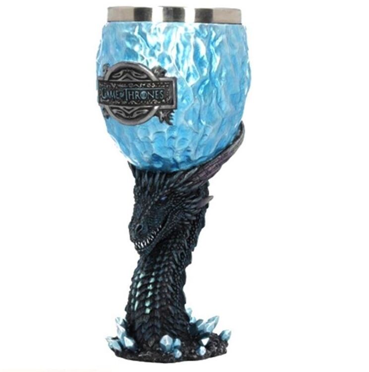 Кубок Game of Thrones Wine Goblet - Ice Dragon Viserion Крижаний дракон Візеріон Кубок Game of Thrones Wine Goblet - Ice Dragon Viserion Крижаний дракон Візеріон